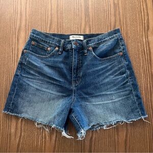Madewell High Rise Denim Shorts Size 29
